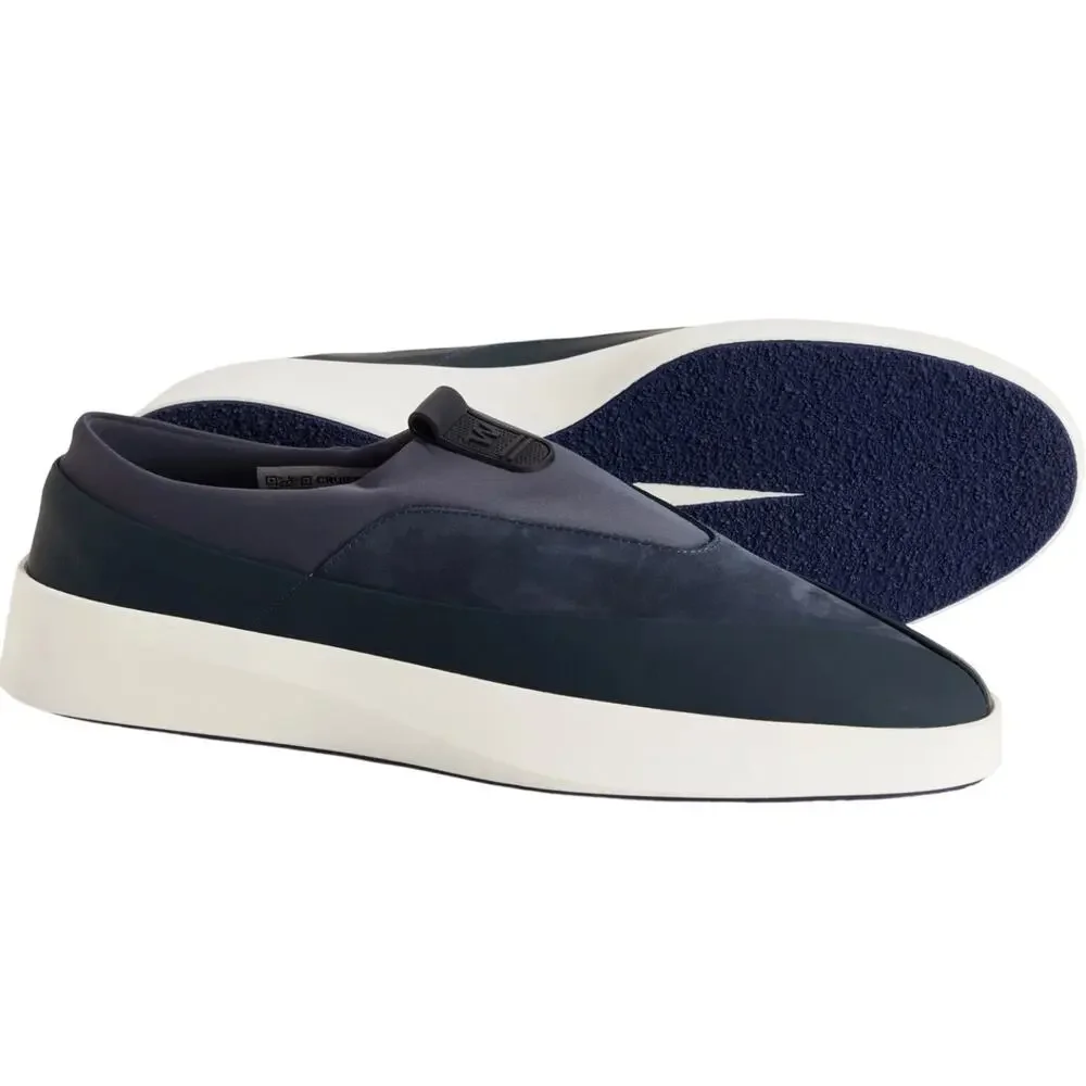 Wolf & Shepherd Cruise Tre Slip On Sneakers MENS 7.5 WOMENS 9 Blue Leather NIB